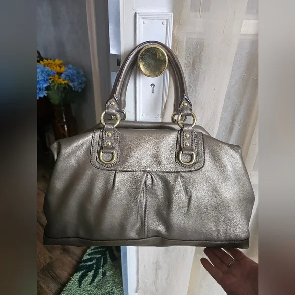 Coach Leather Satchel - Picture 2 of 16